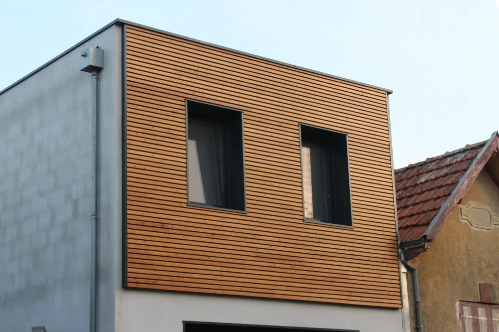 Bardage bois facade